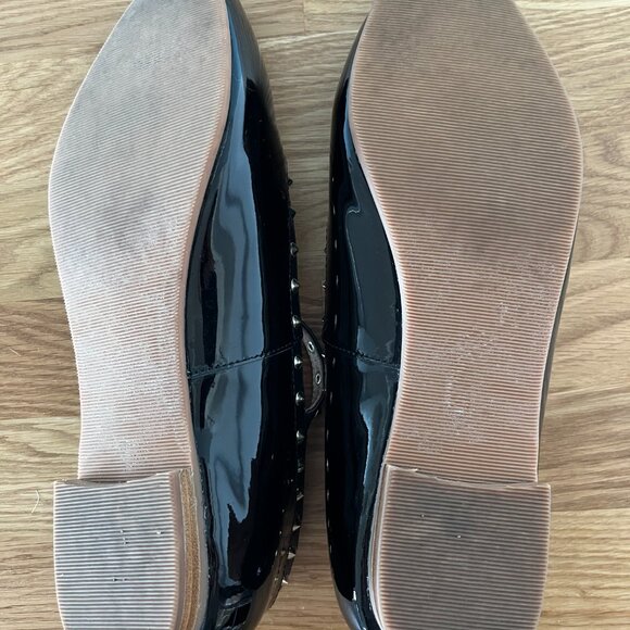 Studded Patent Leather Flats - Picture 8 of 9